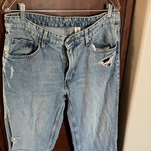 Blue Distressed Jeans